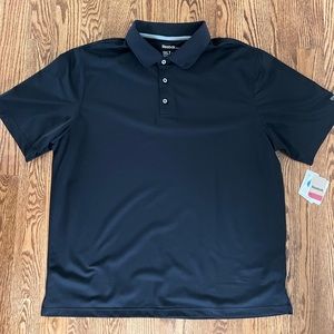 Reebok Golf Speedwick Polo Shirt - 1XLT (Black) - NWT